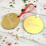 Decoração de Natal Personalizada Acrílico Espelhado 7.5cm (unidade) - Image 6