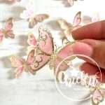 Pack 10 Borboletas Glitter e Vegetal - Image 3