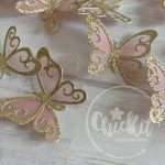 Pack 10 Borboletas Glitter e Vegetal - Image 10