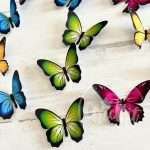Borboletas Impressas para Bolos Cores Fortes - 15 unidades - Image 7