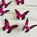 Borboletas Impressas para Bolos Cores Fortes - 15 unidades - Image 5