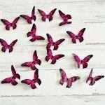 Borboletas Impressas para Bolos Cores Fortes - 15 unidades - Image 4