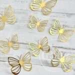 Pack Borboletas Recortadas Riscas - 8 un