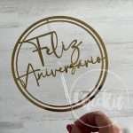 Pack 6 Topos Feliz Aniversário 16cm - Image 5