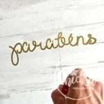 Pack 6 Topos Parabéns 16cm - Image 6