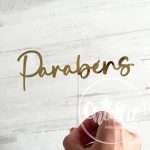 Pack 6 Topos Parabéns 16cm - Image 4