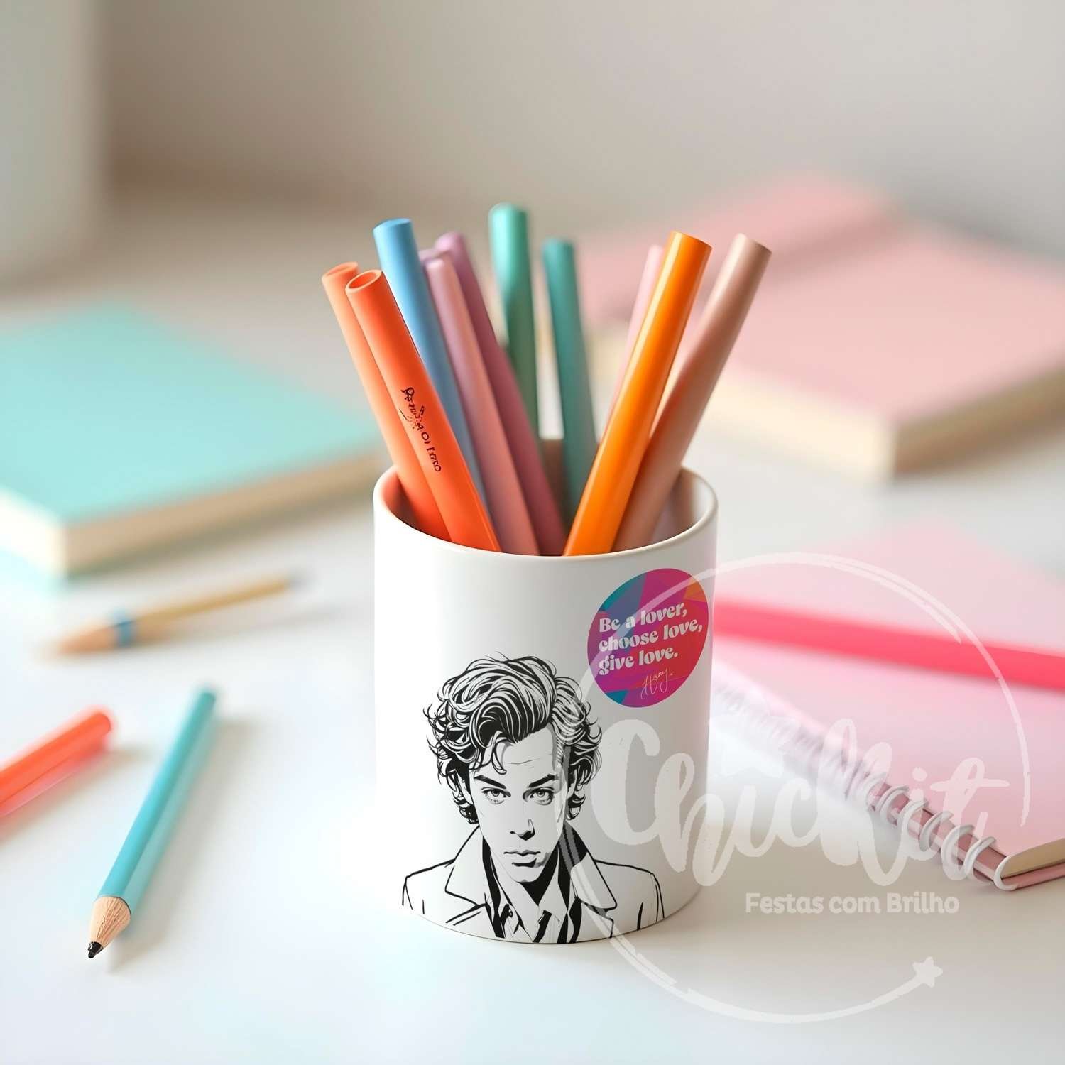 Chickit_Porta canetasHarryStyles_0 Porta-Canetas Personalizado Harry Styles - Image 1