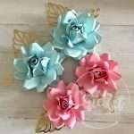 Pack 4 rosas de papel