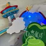 Topo de Bolo Patrulha Pata com Shaker e LED - Image 2