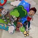 Topo de Bolo Patrulha Pata com Shaker e LED - Image 6