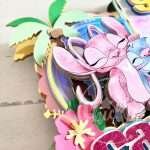 Topo de Bolo Shaker Stitch & Angel Personalizado - Image 5