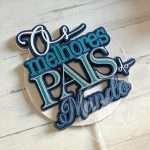 Topo de Bolo Melhor Pai do Mundo - Image 3