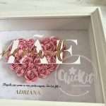 Quadro Personalizado com Flores de Papel 20x25cm – Presente Dia da Mãe –  MÃE Incrível - Image 5