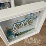 Quadro Personalizado para Avós com Flores de Papel | Presente Emotivo com Nome dos Netos - Image 13