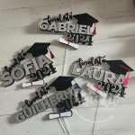 Topo de Bolo Finalistas Personalizado - Image 5