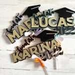 Topo de Bolo Finalistas Personalizado - Image 4