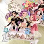 Topo de Bolo Guerreiras_Kpop