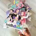 Topo de Bolo K-Pop Shaker com Brilho - Image 9