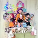Topo de Bolo Estrela Guerreiras do K-Pop - Image 2