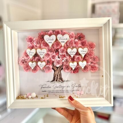 quadro árvore genealógica personalizado