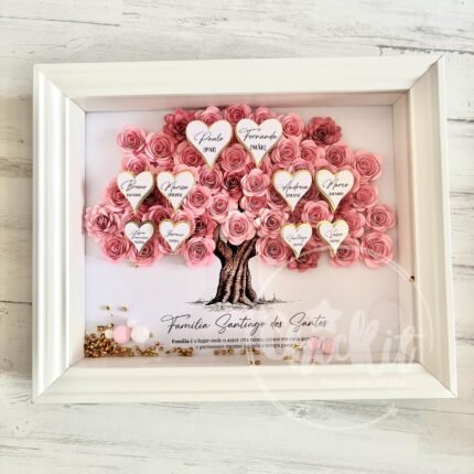 quadro árvore genealógica personalizado