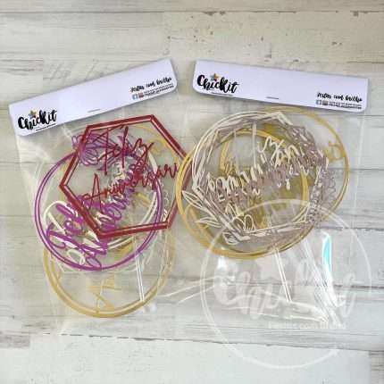 Pack 6 Topos de Bolo Redondos 13cm