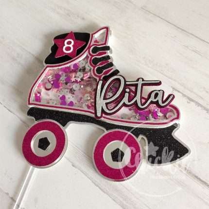 Topo de Bolo Patins