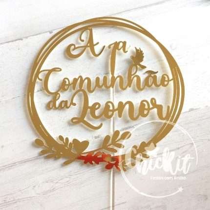 Topo de Bolo Primeira Comunhão