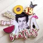 Topo de Bolo Harry Styles