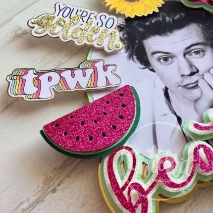 Topo de Bolo Harry Styles