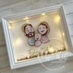 Presépio de Natal Ilustrado com Luzes LED  25x20cm - Image 8