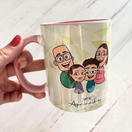 Caneca Personalizada Família