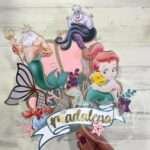 topper bolo Ariel