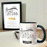 Pack 1 Quadro e 1 Caneca Personalizada para o Pai