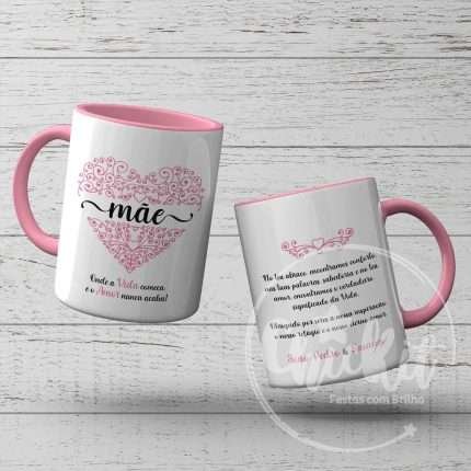 Caneca Coração Mãe
