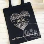 Tote Bag Coração Mãe 37x45cm - Image 5