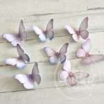 Pack Borboletas Impressas Tons Pastel - 45 un - Image 2