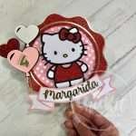 Topo de Bolo Hello Kitty