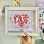 Quadro Personalizado com Flores de Papel 20x25cm – Presente Dia da Mãe –  MÃE Incrível - Image 7