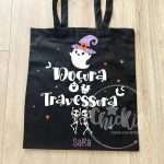 Saco Halloween com nome
