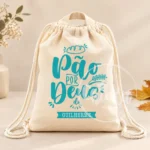 Saco Pão por Deus Personalizado