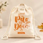 Saco Pão por Deus Personalizado