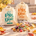 Saco Pão por Deus Personalizado